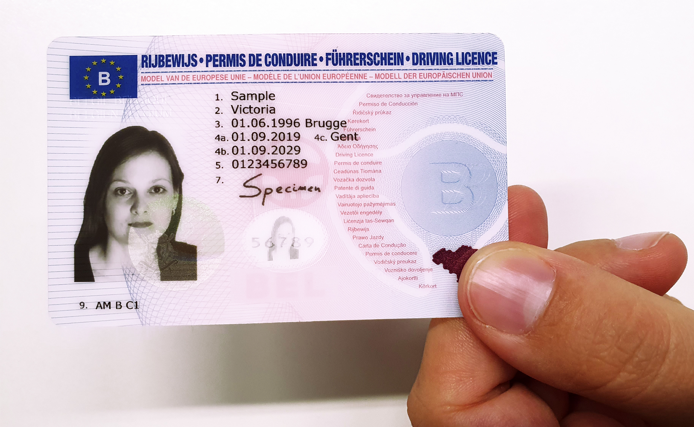 2019 – Nouveau look pour les permis de conduire au format carte bancaire –  Jaarverslag